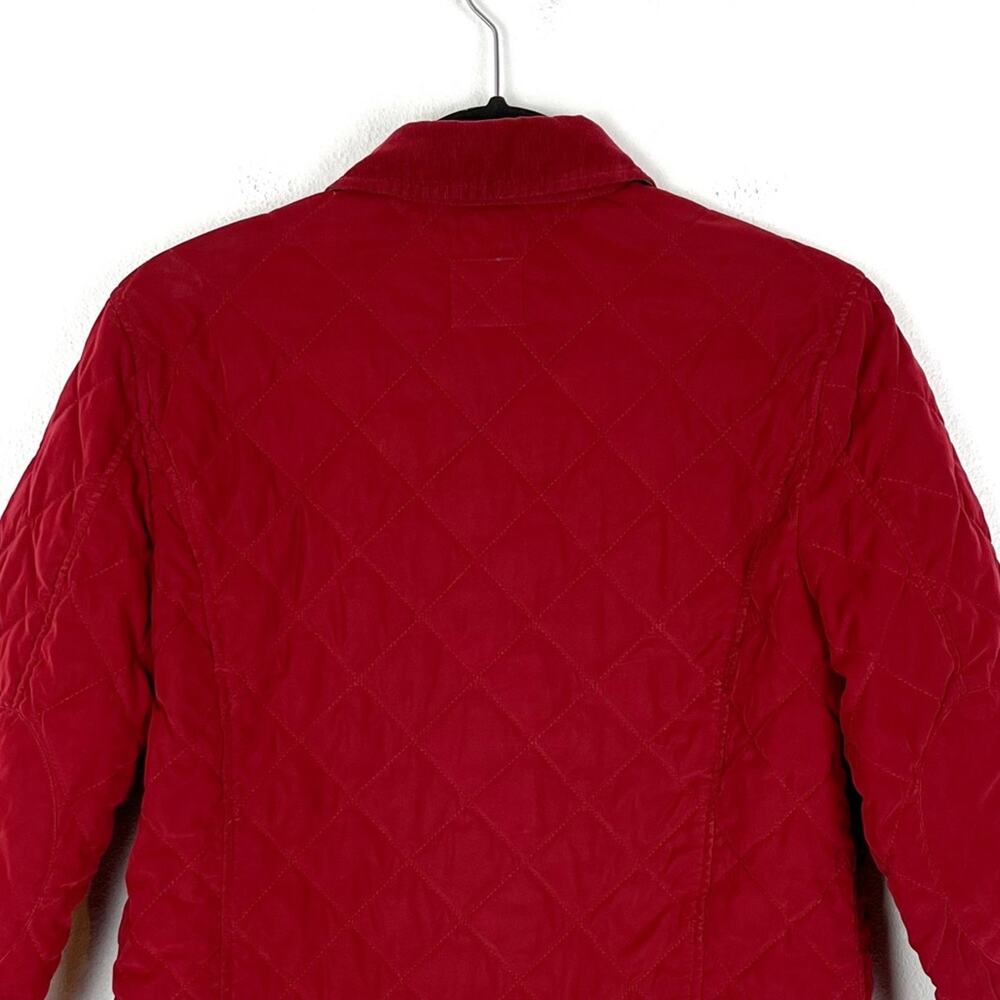 Facconable Red Quilted Jacket XS City Chic - Picture 5 of 14